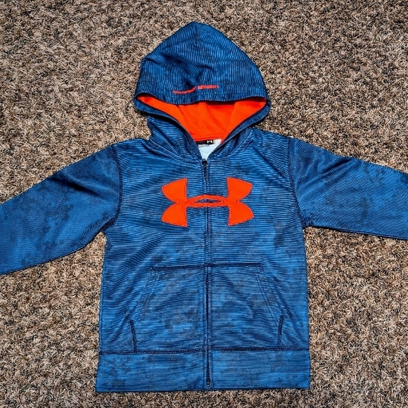 Under Armour Blue and Orange Hoodie - Picture 1 of 4